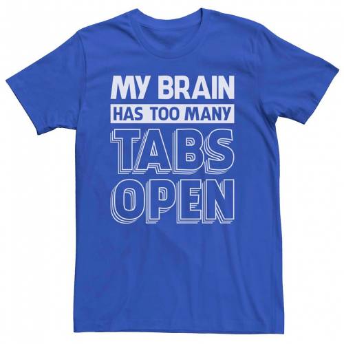 キャラクター グラフィック Tシャツ 【 LICENSED CHARACTER TOO MANY TABS GRAPHIC TEE / ROYAL 】 メンズファッション トップス カットソー｜スニケス