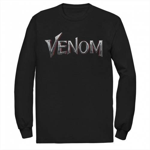 完売 Licensed Character キャラクター ロゴ Tシャツ 黒色 ブラック Licensed Character Marvel Venom Chrome Logo Title Tee Black メンズファッション トップス Tシャツ カットソー 新発売の Lecashargarepica Com