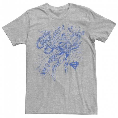 ディーシーコミックス ディーシー コミックス Tシャツ ヘザー 【 DC COMICS SUPERMAN BREAK CHAINS OUTLINED COMIC POSTER TEE / ATHLETIC HEATHER 】 メンズファッション トップス カットソー｜スニケス 13,968円