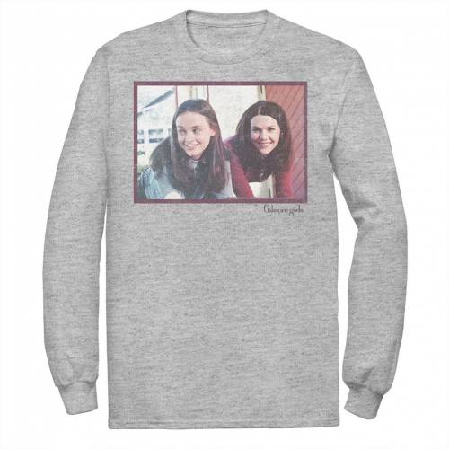 キャラクター Tシャツ ヘザー & 【 LICENSED CHARACTER GILMORE S RORY LORELAI PORTRAIT TEE / ATHLETIC HEATHER 】 メンズファッション トップス カットソー｜スニケス
