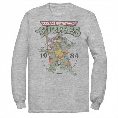 キャラクター クラシック Tシャツ ヘザー 【 LICENSED CHARACTER NICKELODEON NAGE MUTANT NINJA TURTLES CLASSIC CIRCLE 1984 TEE / ATHLETIC HEATHER 】 メンズファッション トップス カットソー|スニケス
