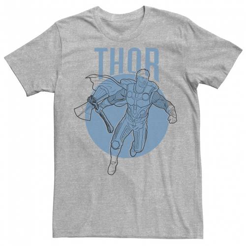 キャラクター Tシャツ ヘザー 【 LICENSED CHARACTER AVENGERS ENDGAME THOR TEE / ATHLETIC HEATHER 】 メンズファッション トップス カットソー｜スニケス