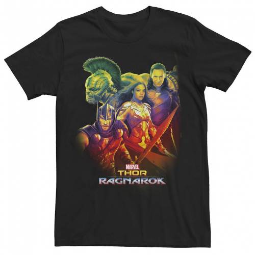 マーベル グラフィック Tシャツ 黒色 ブラック 【 MARVEL THOR RAGNAROK HULK LOKI VALKYRIE REVENGERS GRAPHIC TEE / BLACK 】 メンズファッション トップス カットソー｜スニケス 14,938円