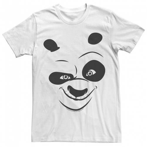 値引きする Licensed Character キャラクター Tシャツ 白色 ホワイト Licensed Character Kung Fu Panda Po Face Costume Tee White メンズファッション トップス Tシャツ カットソー 超美品 Www Kleinspitz De