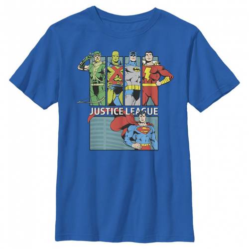 格安人気 楽天市場 Licensed Character キャラクター ディーシー コミックス グラフィック Tシャツ Dc Licensed Character Comics Justice League Panels Graphic Tee Royal キッズ ベビー マタニティ トップス Tシャツ スニケス 楽天ランキング1位