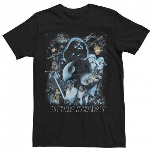 無料長期保証 Licensed Character キャラクター ギャラクシー スターズ Tシャツ 黒色 ブラック スターウォーズ Licensed Character Galaxy Of Stars Tee Black メンズファッション トップス Tシャツ カットソー 公式の Www Audiomercados Com