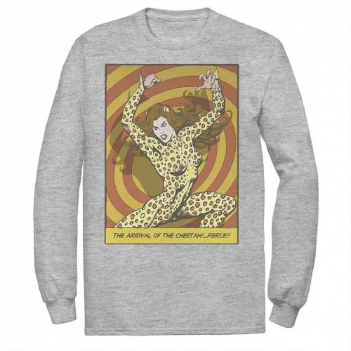 キャラクター ディーシー コミックス Tシャツ ヘザー 【 LICENSED CHARACTER DC COMICS WONDER WOMAN CHEETAH COMIC PANEL TEE / ATHLETIC HEATHER 】 メンズファッション トップス カットソー|スニケス