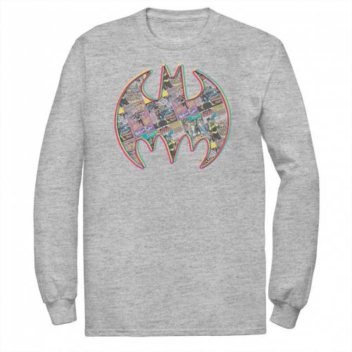 キャラクター ディーシー コミックス ロゴ Tシャツ ヘザー 【 LICENSED CHARACTER DC COMICS BATMAN NEON COMIC COVER LOGO TEE / ATHLETIC HEATHER 】 メンズファッション トップス カットソー|スニケス