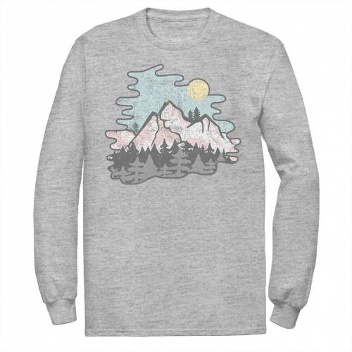 キャラクター ビンテージ ヴィンテージ トワイライト Tシャツ ヘザー 【 LICENSED CHARACTER VINTAGE STYLE MOUNTAINS AT TWILIGHT NATURE TEE / ATHLETIC HEATHER 】 メンズファッション トップス カットソー｜スニケス