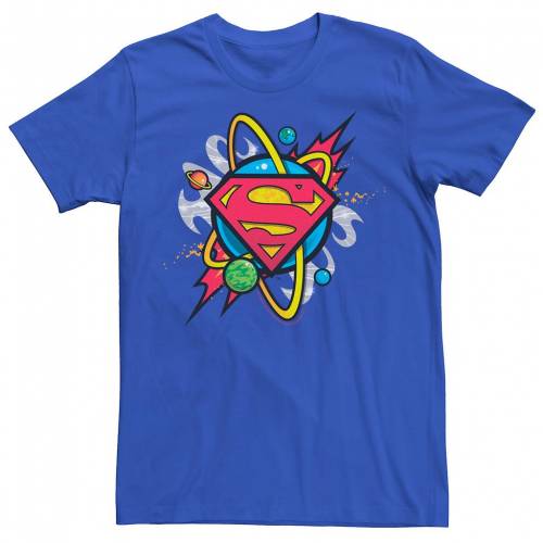 日本産 Unbranded ディーシー コミックス ロゴ グラフィック Tシャツ Dc Unbranded Comics Superman Planet Chest Logo Graphic Tee Royal メンズファッション トップス Tシャツ カットソー 送料無料 Www Teckborn Com