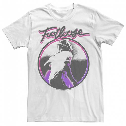 格安人気 Licensed Character キャラクター ロゴ Tシャツ 白色 ホワイト Licensed Character Footloose Ren Mccormack Circle Portrait Title Logo Tee White メンズファッション トップス Tシャツ カットソー 国際ブランド Blog Jotajota Net Br