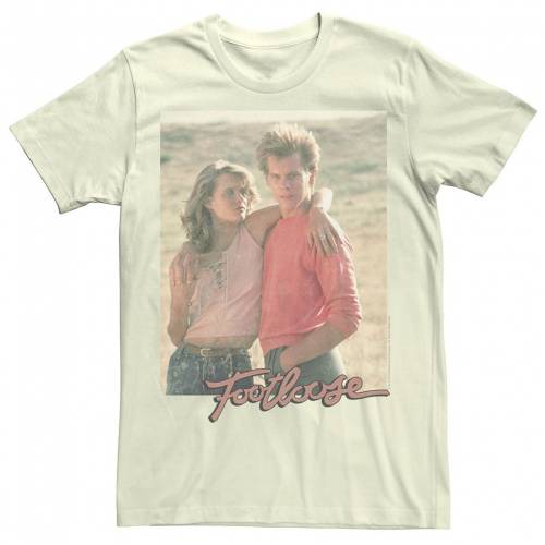 注目ブランド Licensed Character キャラクター Tシャツ ナチュラル Licensed Character Footloose Ren Mccormack Portrait Tee Natural メンズファッション トップス Tシャツ カットソー お歳暮 Josenopolis Mg Gov Br