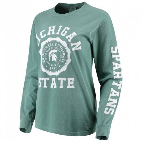 最先端 Tシャツ カットソー Unbranded レディースファ Msu Tshirt Seal University Colors Comfort Oversized Unbranded Sleeve State Green 長袖 ミシガンステイト Tシャツ スリーブ スパルタンズ スケートボード ミシガン グリーン 緑 Www Ethiopianreporter Com