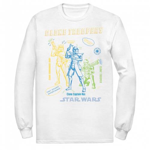 楽天市場 Star Wars Tシャツ 白色 ホワイト スターウォーズ Clone Wars Troopers Doodles Tee White メンズファッション トップス Tシャツ カットソー スニケス