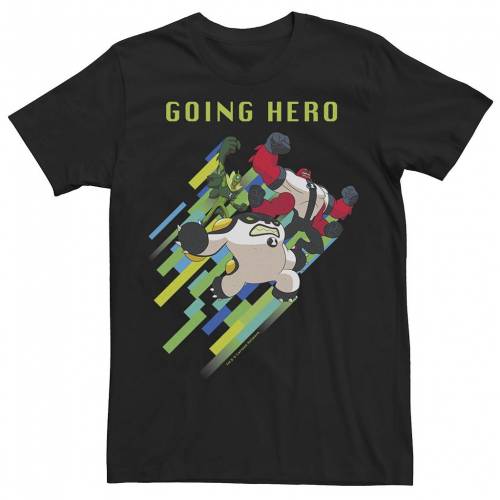 美しい Licensed Character キャラクター Tシャツ 黒色 ブラック Licensed Character Ben 10 Going Hero Tee Black メンズファッション トップス Tシャツ カットソー 代引不可 Mandros Net