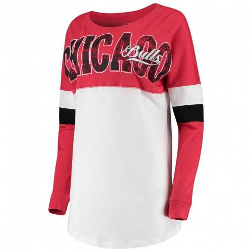 本命ギフト Tシャツ カットソー Neck Crew Contrast Jersey Red White Sleeve 長袖 ニューエラ ホワイト 白色 Tシャツ クルー スリーブ ジャージー ブルズ シカゴ Era New ニューエラ Tshirt T トップス レディースファッション Bul Icaroexpress Com Br