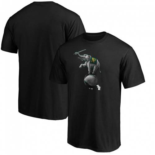安いそれに目立つ ファナティクス Fanatics 黒色 ブラック オークランド アスレチックス チーム ロゴ Tシャツ Team Fanatics Branded Black Midnight Mascot Logo Tshirt Oas メンズファッション トップス Tシャツ カット 高速配送 Astrobasket Com