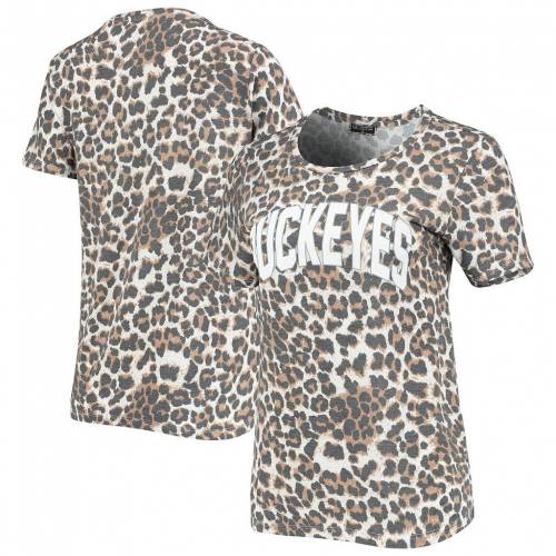 Unbranded ヒョウ柄 レオパード トチノキの州 スケートボード 裏手アイズ ビンテージ ヴィンテージ Ttシャツ オハイオ州 State Vintage Unbranded Leopard Feeling Fierce Wash Triblend Tshirt Osu Multi Saboramalaga Es