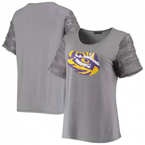 新版 楽天市場 Unbranded 灰色 グレー グレイ ルイジアナステイト タイガース スリーブ Tシャツ ファイティングタイガース Gray Sleeve Unbranded Fringe Benefits Bell Tshirt Lsu Grey レディースファッション トッ スニケス 独創的 Advance Com Ec