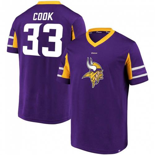 魅了 ファナティクス Fanatics 紫 パープル ミネソタ バイキングス Vネック Purple Fanatics Branded Dalvin Cook Hashmark Player Name Number Vneck Top Mvk メンズファッション トップス Tシャツ カットソー 超目玉 Inquiport Net