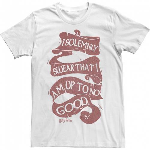 キャラクター Tシャツ 白色 ホワイト 【 LICENSED CHARACTER HARRY POTTER I SOLEMNLY SWEAR THAT AM UP TO NO GOOD TEE / WHITE 】 メンズファッション トップス カットソー｜スニケス