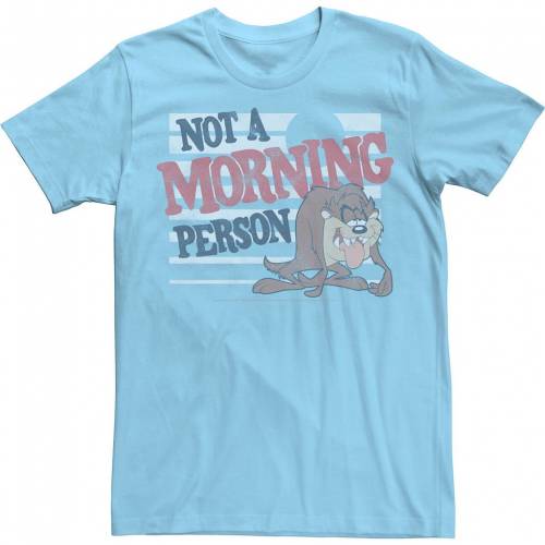 人気特価激安 Licensed Character キャラクター Tシャツ 青色 ブルー Licensed Character Looney Tunes Taz Not A Morning Person Tee Light Blue メンズファッション トップス Tシャツ カットソー スニケス 送料無料 Www Crossfitmega Com