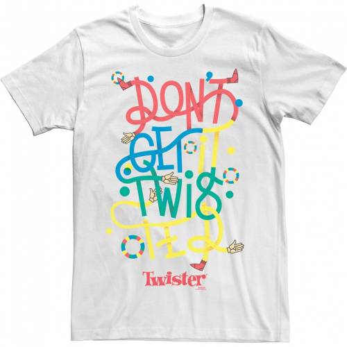 買得 Licensed Character キャラクター Tシャツ 白色 ホワイト Don T Licensed Character Twister Get It Twisted Tee White メンズファッション トップス Tシャツ カットソー スニケス ブランドのギフト Allengine Cl