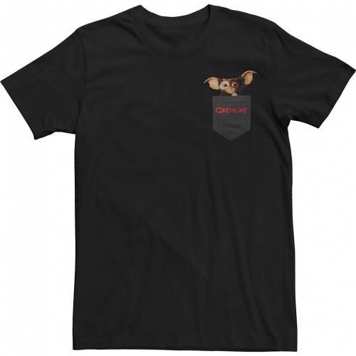 激安通販新作 Tシャツ カットソー Hit Pocket Gizmo Gremlins Character Licensed ブラック 黒色 Tシャツ キャラクター Character Licensed Tee カットソー Tシャツ トップス メンズファッション Black 驚きの値段で Rediscoveringtheworld Com