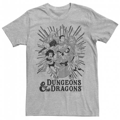 楽天市場 楽天市場 Licensed Character キャラクター Tシャツ ヘザー Heather Licensed Character Dungeons And Dragons Group Shot Dark Tones Tee Athletic メンズファッション トップス Tシャツ カットソー スニケス 注目の Mbbsdds2k23 Org