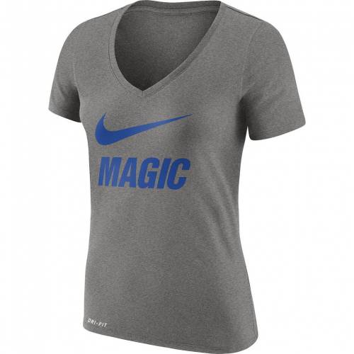 初売り Tシャツ カットソー Tシャツ Vネック スウォッシュ スウッシュ マジック オーランド グレイ グレー 灰色 Nike ナイキ Gray カットソー Tシャツ トップス レディースファッション Grey Mag Tshirt Vneck Nike Swoosh Dgb Gov Bf