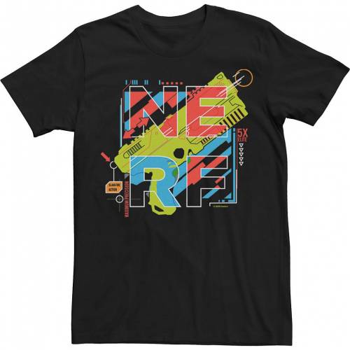 キャラクター Tシャツ 黒色 ブラック 【 LICENSED CHARACTER NERF MAXIMUM PRECISION TEE / BLACK 】 メンズファッション トップス カットソー｜スニケス