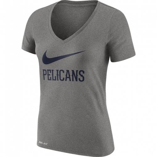 新作商品 Nike ナイキ 灰色 カ Tシャツ トップス レディースファッション Grey Nor Tshirt Vneck Nike Swoosh Gray ニューオーリンズ Tシャツ Vネック スウォッシュ スウッシュ ペリカンズ グレイ グレー Kkoh111 Bhavaspa Com