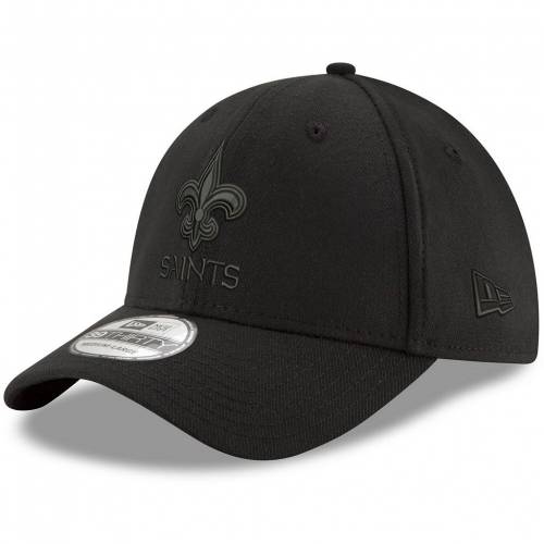 ファッションブランド ファッション Era 帽子 ブラック 黒色 セインツ Logo エラ Snt ニューエラ カジュアル ロゴ ニューエラ メンズ ニューオーリンズ New Black Logo 39thirty Flex Hat Snt スニケス