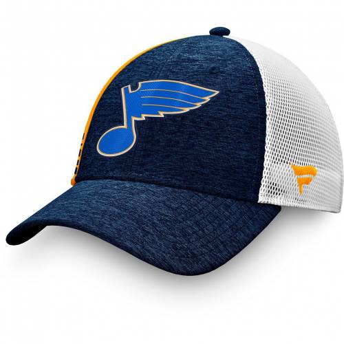 肌触りがいい ファナティクス Fanatics 紺色 ネイビー ブルース オーセンティック プロ トラッカー スナップバック バッグ セントルイス Snapback Fanatics Branded Navy Authentic Pro Locker Room Trucker Hat Blu バッ 売り切れ必至 Www Nripost Com