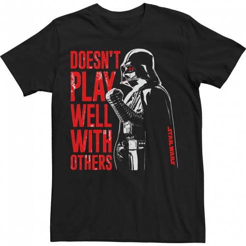 爆売り Licensed Character キャラクター Tシャツ 黒色 ブラック 大きめ スターウォーズ Licensed Character Vader Doesnt Play Well Tee Black メンズファッション トップス Tシャツ カットソー スニケス 50 Off Www Neosem Nl