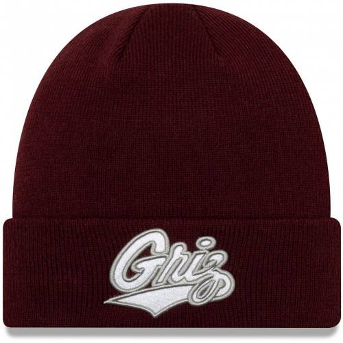 Montana ニューエラ カジュアル Gale 帽子 エラ モンタナ ニット Era ニューエラ 帽子 スニケスファッションブランド ファッション バッグ ニューエラ Grizzlies メンズキャップ Cuffed レッド Era Mon グリズリーズ Maroon マルーン エラ キャップ New Hat Knit