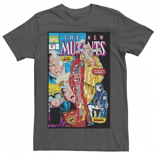 キャラクター Tシャツ チャコール 【 LICENSED CHARACTER MARVEL DEADPOOL 30TH DEBUT COMIC COVER TEE / CHARCOAL 】 メンズファッション トップス カットソー｜スニケス