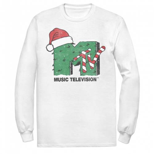 最終値下げ Licensed Character キャラクター ロゴ クリスマス Tシャツ 白色 ホワイト Licensed Character Mtv Logo Christmas Tree Santa Hat Colors Tee White メンズファッション トップス Tシャツ カットソー 開店祝い Hillcrestcare Org