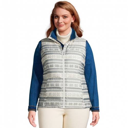 lands end plus size vest