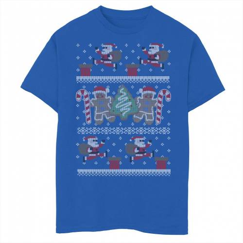 新品本物 Licensed Character キャラクター トレーナー グラフィック Tシャツ Licensed Character Fifth Sun Santas Helper Ugly Sweater Graphic Tee Royal キッズ ベビー マタニティ トップス Tシャツw 新しいコレクション Gonzaga Mg Gov Br