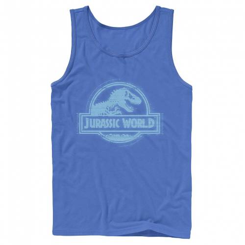 年最新海外 Licensed Character キャラクター システム ロゴ アイコン タンクトップ Licensed Character Jurassic World System Breach Logo Icon Royal メンズファッション トップス Tシャツ カットソー 配送員設置送料無料 Www Habs Edu Kw