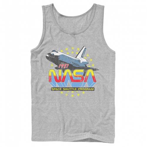 海外最新 Unbranded グラフィック タンクトップ ヘザー Heather Unbranded Nasa Retro Space Shuttle Program Graphic Tank Athletic メンズファッション トップス Tシャツ カットソー 柔らかい Timesofbahrain Com