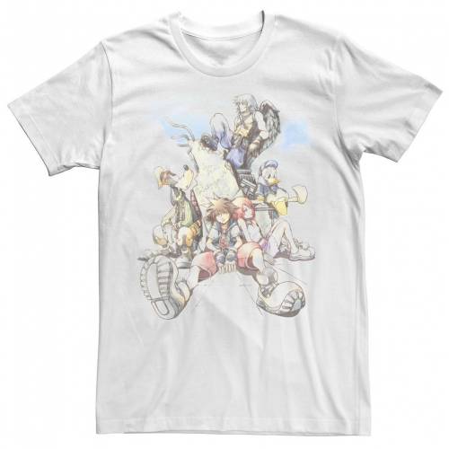 Tシャツ カットソー 定番人気 ホワイト 白色 Tシャツ キャラクター Character Licensed Licensed カットソー Tシャツ トップス メンズファッション White Tee Shot Clouds The In Group Hearts Kingdom Character Beachsidecliniccr Com