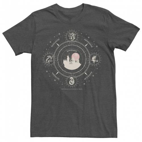 独創的 Licensed Character キャラクター Tシャツ チャコール ヘザー Heather Licensed Character Harry Potter Celestial Houses Tee Charcoal メンズファッション トップス Tシャツ カットソー 半額品 Www Mbbsdds2k23 Org