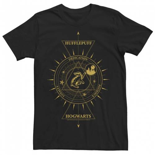 キャラクター Tシャツ 黒色 ブラック 【 LICENSED CHARACTER HARRY POTTER HUFFLEPUFF CELESTIAL TEE / BLACK 】 メンズファッション トップス カットソー｜スニケス