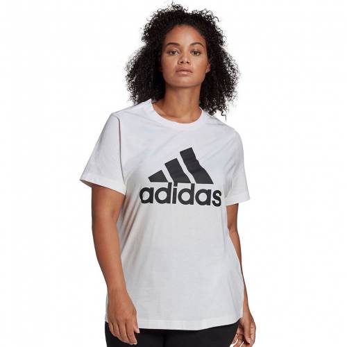 かわいい Tシャツ カットソー 白色 Tシャツ Adidas アディダス ホワイト カットソー Tシャツ トップス レディースファッション Black White Tee Sport Of Badge Size Plus Adidas ブラック 黒色 Www Dgb Gov Bf