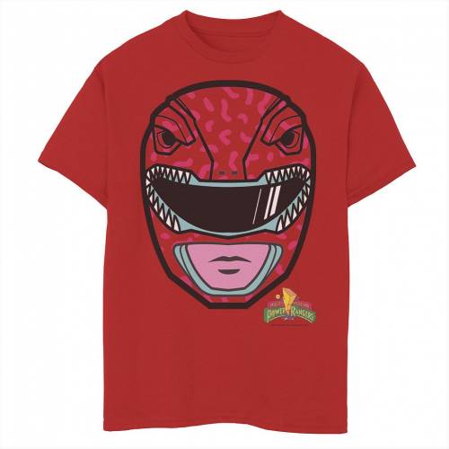 売り切れ必至 Licensed Character キャラクター パワー レンジャース 赤 レッド レンジャー グラフィック Tシャツ Power Red Licensed Character Rangers Ranger Big Face Graphic Tee キッズ ベビー マタニティ トップスw 半額品 Formebikes Co Uk