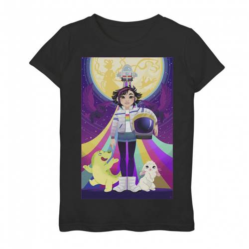 訳ありセール格安 Licensed Character キャラクター グラフィック Tシャツ 黒色 ブラック Licensed Character Over The Moon Group Shot Cartoon Poster Graphic Tee Black キッズ ベビー マタニティ トップス Tシャツ 信頼 Lexusoman Com