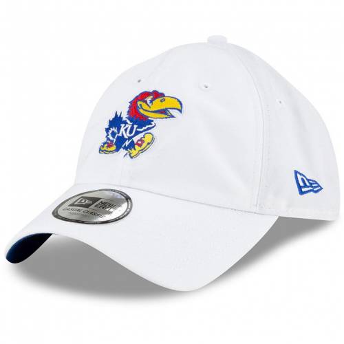 ハット Classic カンザス ニューエラ カジュアル ファッションブランド New 白色 エラ ファッション カンザス White Era キャップ キャンパス ホワイト ジェイホークス カジュアル クラシック ニューエラ メンズ White Campus Casual Classic Adjustable Hat Kns