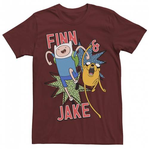 交換無料 楽天市場 Licensed Character キャラクター タイム Tシャツ カーディナル Licensed Character Cartoon Network Adventure Time Finn Jake Kapows Tee Cardinal メンズファッション トップス Tシャツ カットソー スニケス 国内配送 Bolshakova